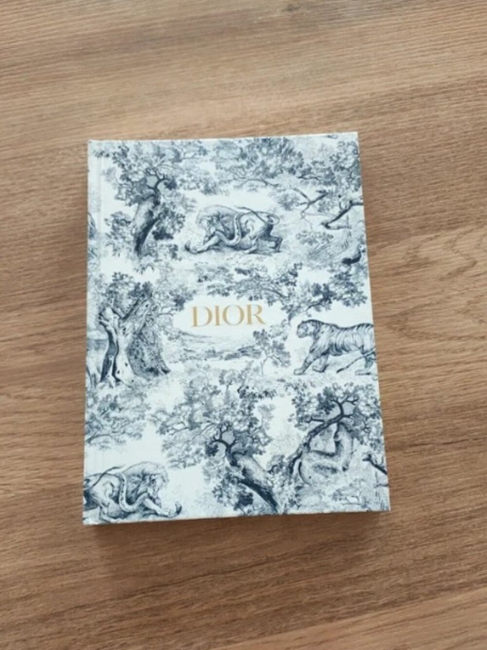 Christian Dior Toile de Jouy Notebook White Blue 18x13cm Japan Novelty 2022